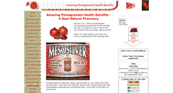 Desktop Screenshot of amazing-pomegranate-health-benefits.com